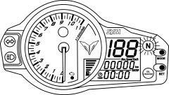 COLOCAR O VEÍCULO EM FUNCIONAMENTO ATENÇÃO: Verifique os níveis de gasolina e de óleo antes de colocar a sua moto em funcionamento. Coloque a moto no descanso central para prevenir arranques bruscos.