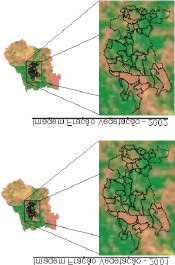 Como resultado, temos quatro mapas de uso da terra para o Estado de Goiás e micro-regiões de Ceres e Anápolis.