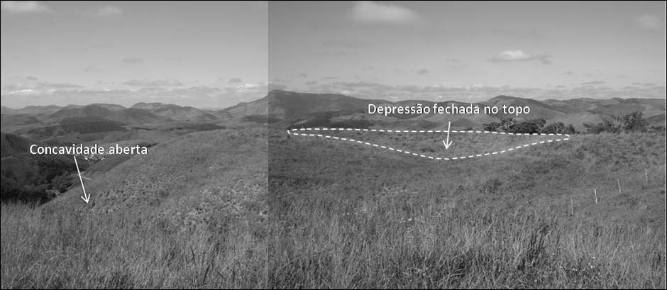 encia de controle estrutural. O rio Flores drena um relevo menos dissecado, com níveis altimétricos escalonados e mais elevados, compreendendo intervalos entre 500 e 800 metros (Figura 1).