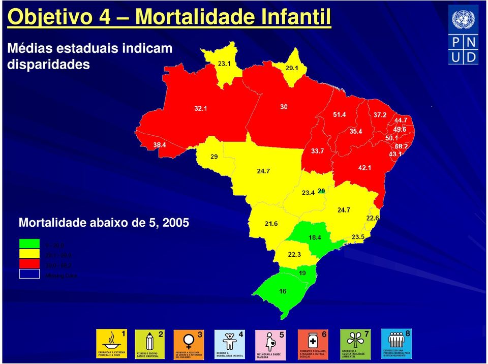 disparidades Mortalidade abaixo de