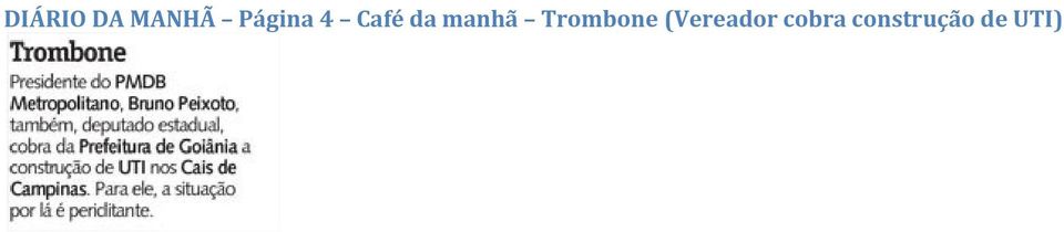 manhã Trombone