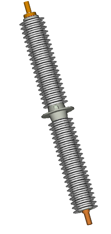 1 Descrição 1 Descrição 1.1 Construção Buchas tipo GSA-AA-externa são usadas para serviço ar-ar externo-interno, externoexterno ou interno-interno. A construção é mostrada na Fig. 1. Para uma descrição mais detalhada, consulte os desenhos das dimensões.