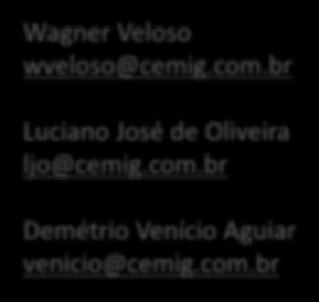 Wagner Veloso wveloso@cemig.com.