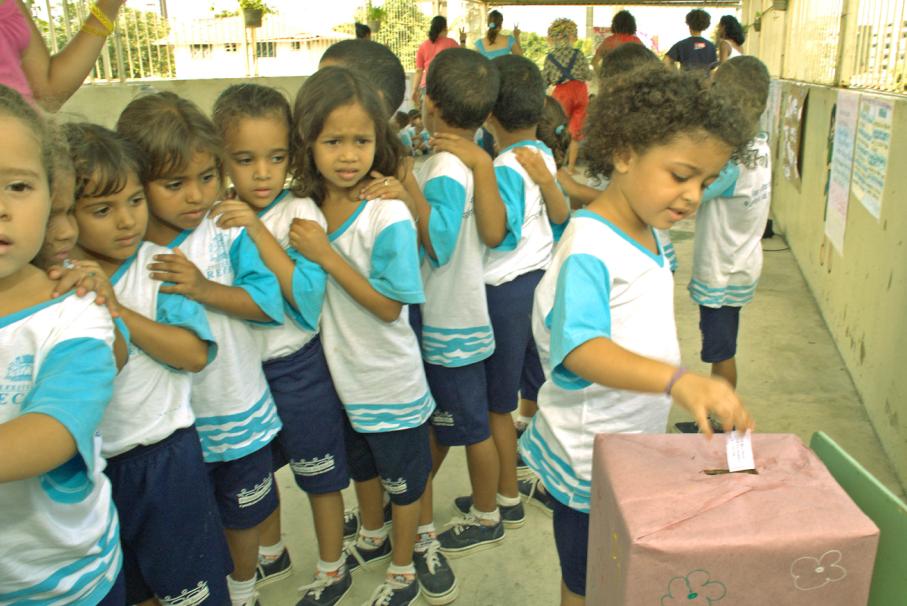 Crianças participam do OP