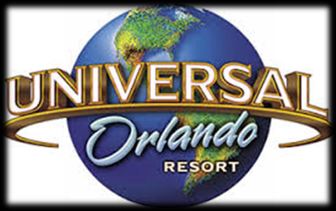 UNIVERSAL ORLANDO RESORT Inicialmente apenas um parque de diversões que unia a magia dos estúdios de cinema e as atrações de um parque temático, hoje o Universal Orlando Resorts é um complexo