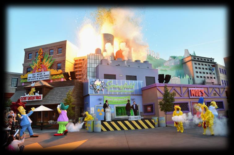 Springfield: Uma réplica da cidade do seriado animado da televisão norte-americana Os Simpsons.