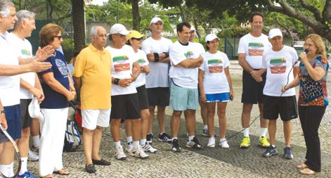 por dentro do novo leblon Inaugurações no Novo Leblon As duas quadras de tênis foram oficialmente inauguradas no último dia 23, sábado.