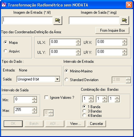 A correção do fenômeno foi implementada no ERDAS por meio da ferramenta Model Maker (figura 3).