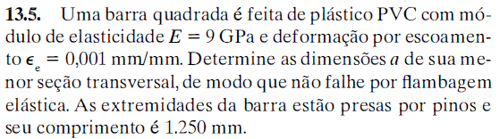 FONTE: HIBBELER, R. C. Resistência dos Materiais. 7. ed. São Paulo: Prentice Hall, 2010. SOLUÇÃO 13.