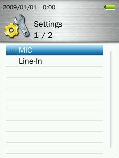 Para melhores resultados na gravação de voz, tente posicionar o microfone do MP860 o mais próximo possível da fonte de som ou voz que está a gravar.