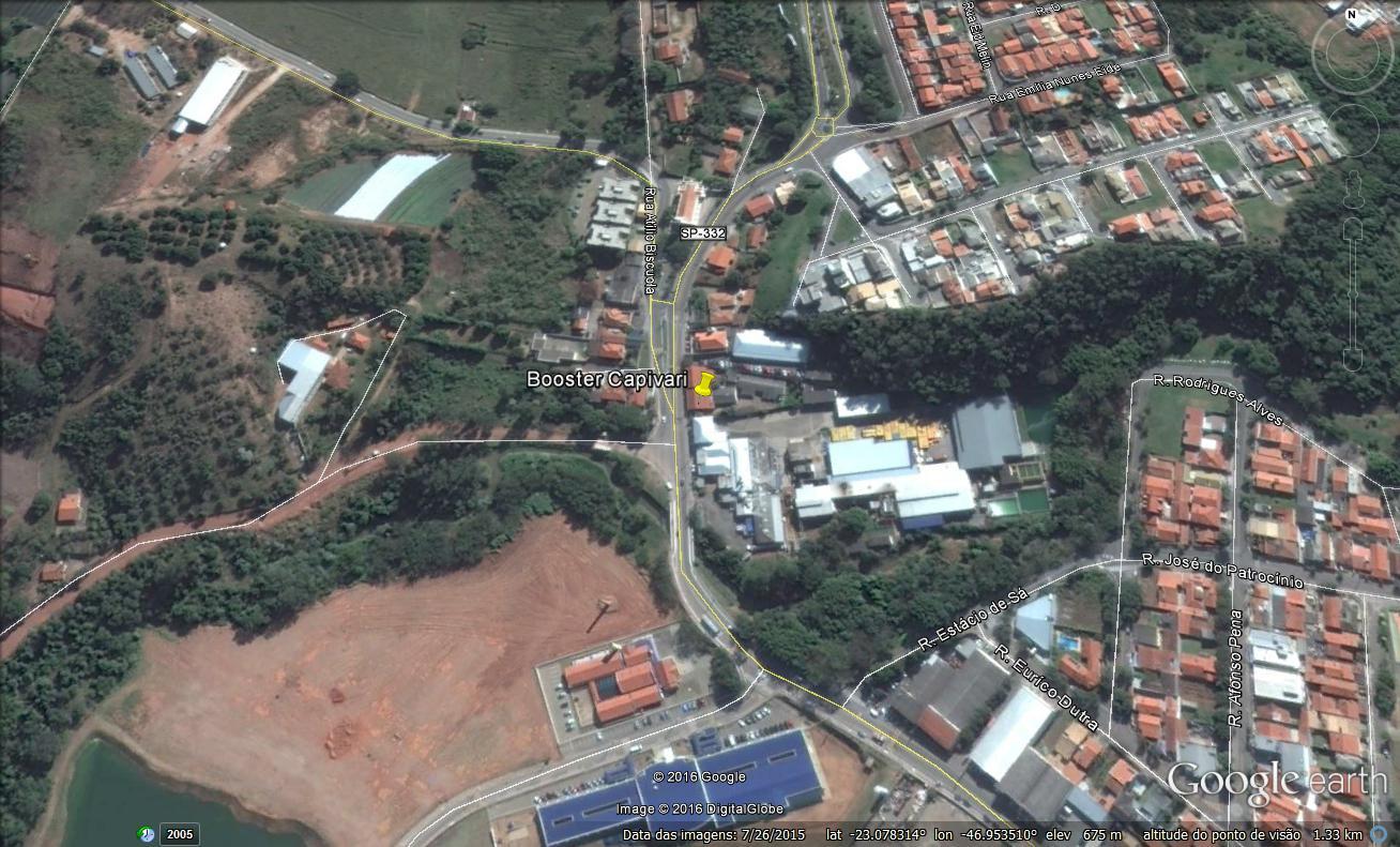 3.1.2 Estação Elevatória de Água Tratada Booster Capivari 8 Figura 3 Imagem de satélite do Booster Capivari Agência Reguladora dos Serviços de Saneamento das Bacias