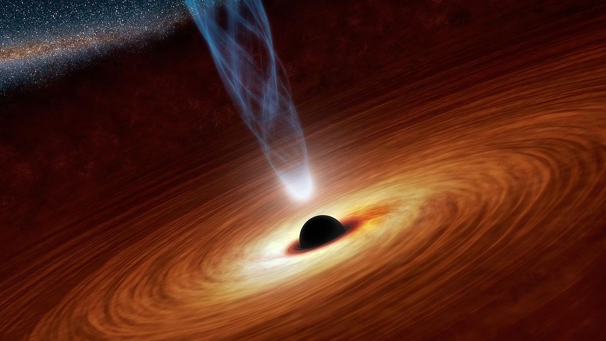 Buracos negros: região do espaço com altíssima densidade de massa, da qual nenhuma partícula pode escapar.