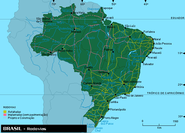 Características dos Modais Modal Rodoviário As fábricas, nas últimas