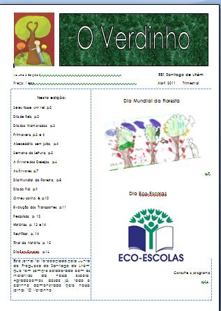 atividades do Eco-Escolas, uma boa