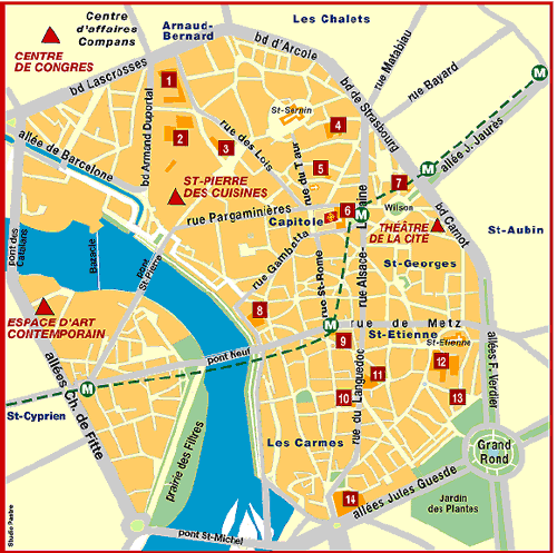 Fig 5. Mapa de Toulouse Fig.6.