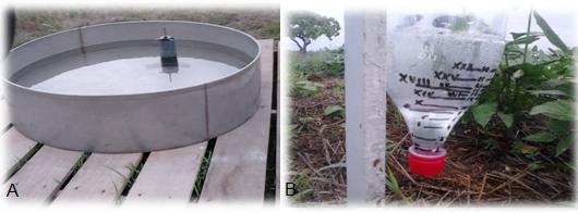 irrigadas e distribuídos de maneira uniforme durante todo o ciclo, sendo a lâmina definida pela média da água coletada nesses pluviômetros, os quais foram instalados à altura das plantas.