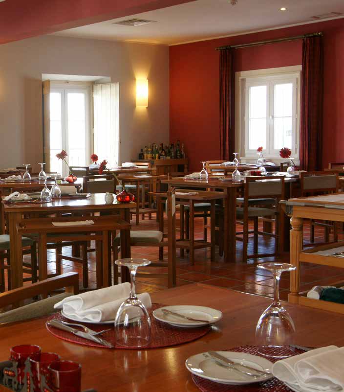 RESTAURANTE DA POUSADA O Restaurante da Pousada de Ourém foi distinguido com o primeiro lugar no Prémio de Gastronomia Regional.