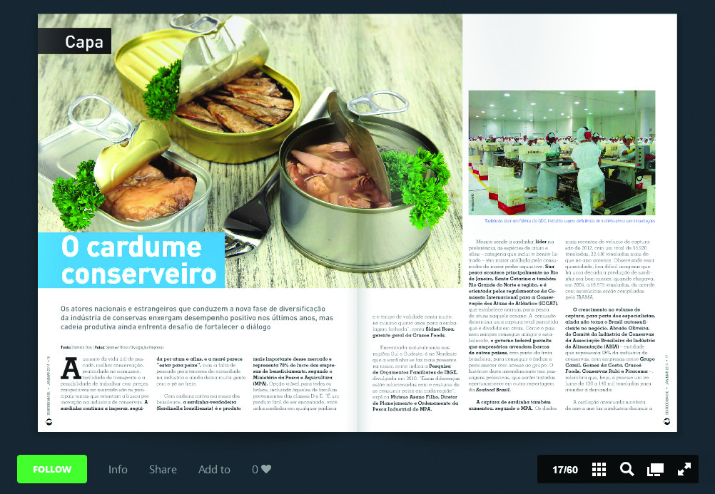 ON-LINE 3 Newsletter Banner Lateral: 160 x 120 pixels Banner superior/inferior: 600 x 90 pixels 4 Revista Seafood Brasil.