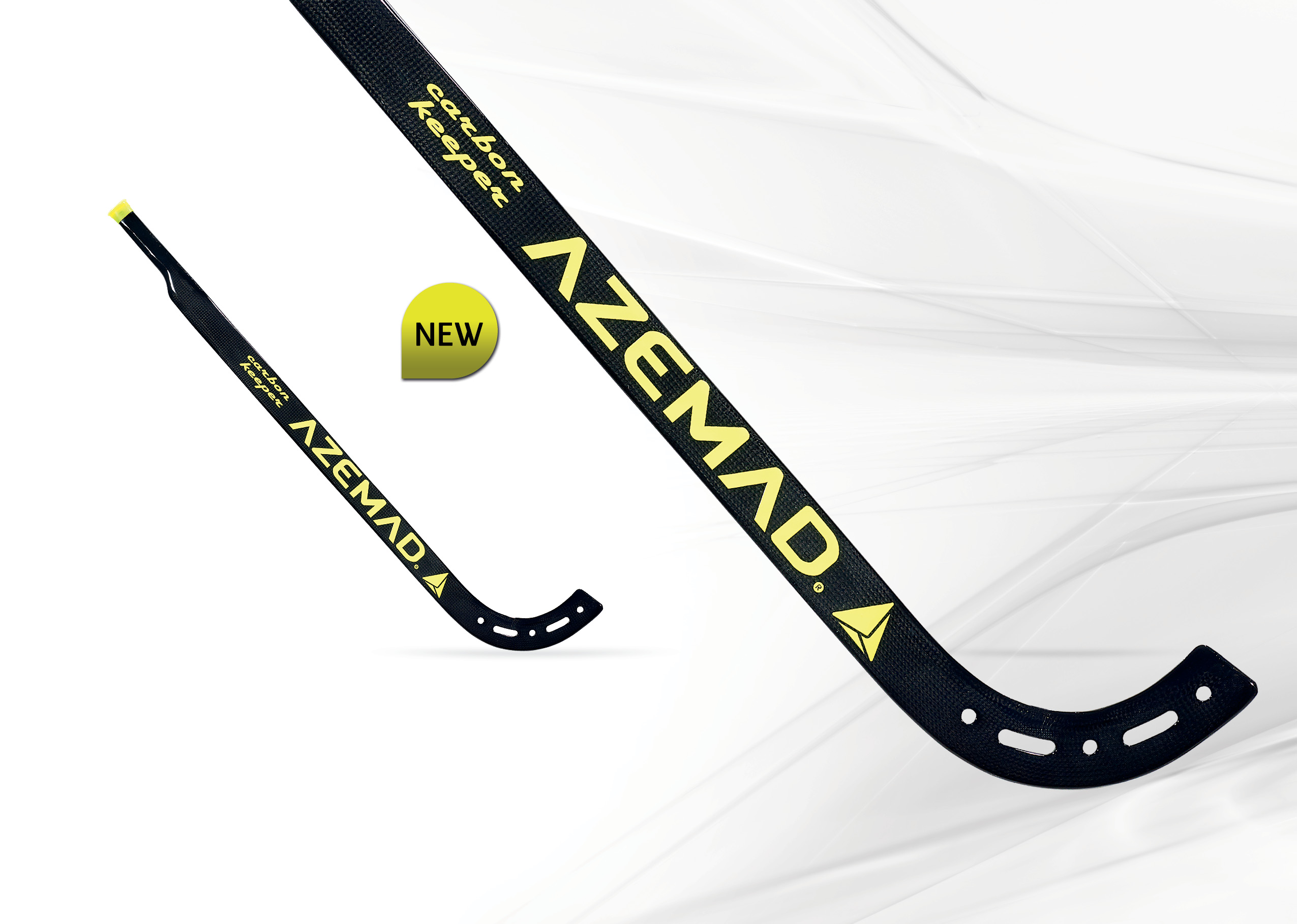 KEEPER STICK - 2016/2017 - SPORT. AZEMAD KEEPER CARBON REF: GR 0623 Stick em madeira ultraleve reforçado com material compósito de carbono (50%).