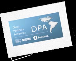 Centroleite e DPA: parceria de sucesso A Dairy Partners Americas cumprimenta a Centroleite e deseja que o sucesso da nossa parceria continue sólido A atividade leiteira no Brasil passa por profundas