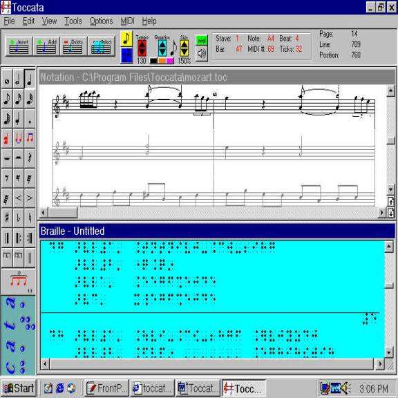 31 tradução para braile musical que utiliza arquivos Notation Interchange Format File (NIFF), além dos arquivos MIDI.