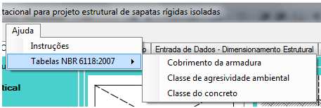 60 Ainda o usuário dispõe ao clicar em <AJUDA> e após em <INSTRUÇÕES> as instruções detalhadas do funcionamento do programa, visando