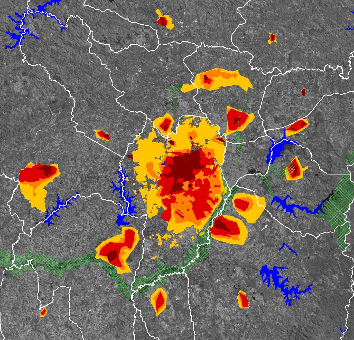 Evolução do Crescimento Urbano CURITIBA E REGIÃO METROPOLITANA Rural urbano Cidade Compacta