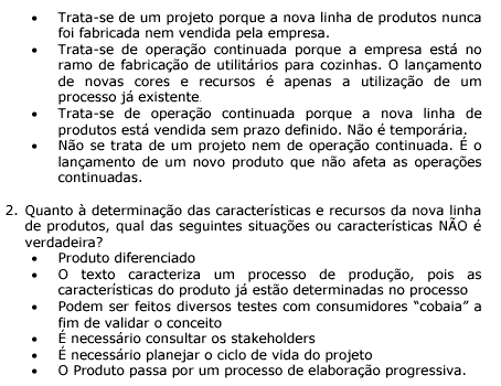 Projetos e suas