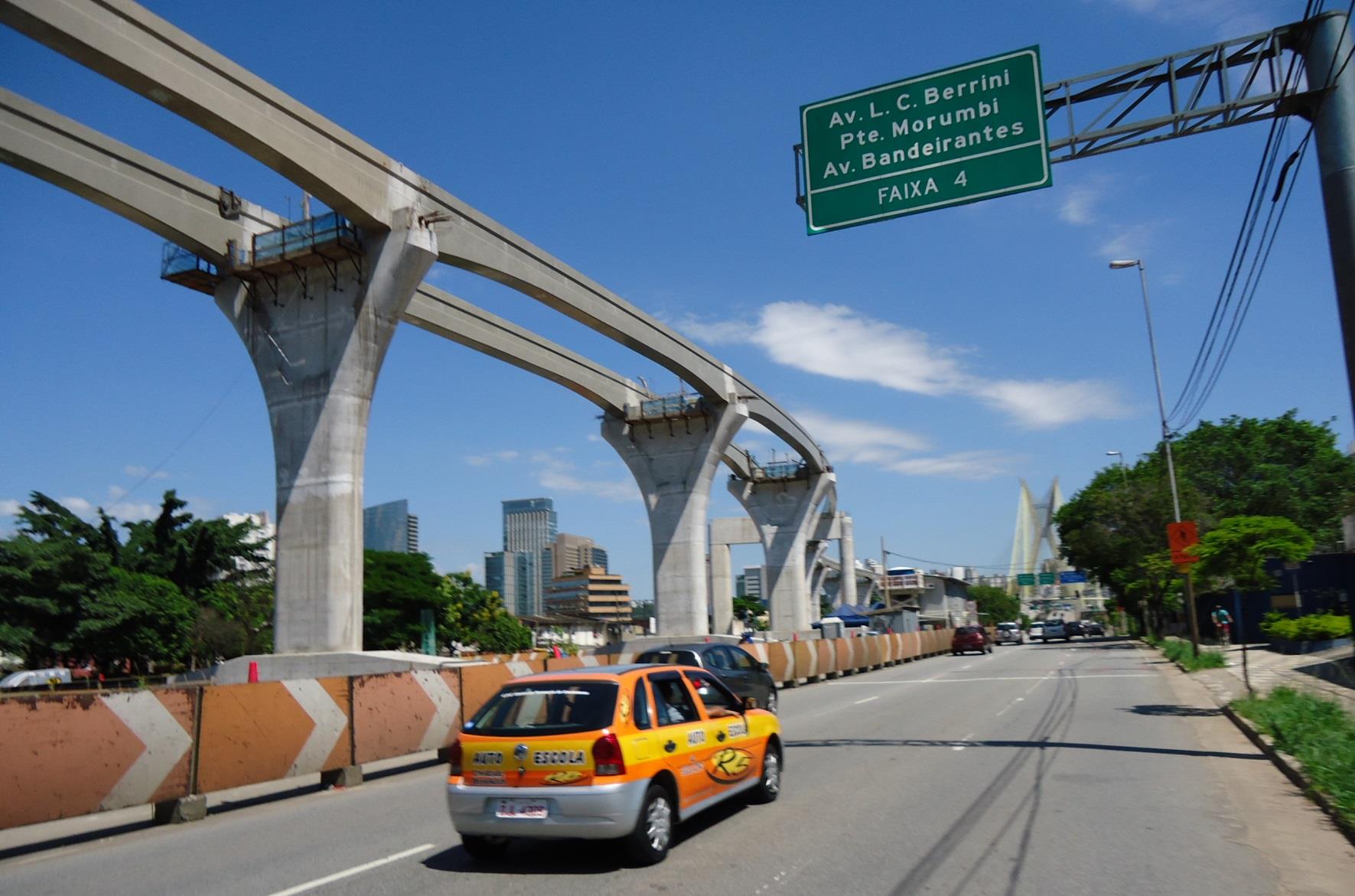 São Paulo Monotrilho Linha 17 Ouro - Trecho 1