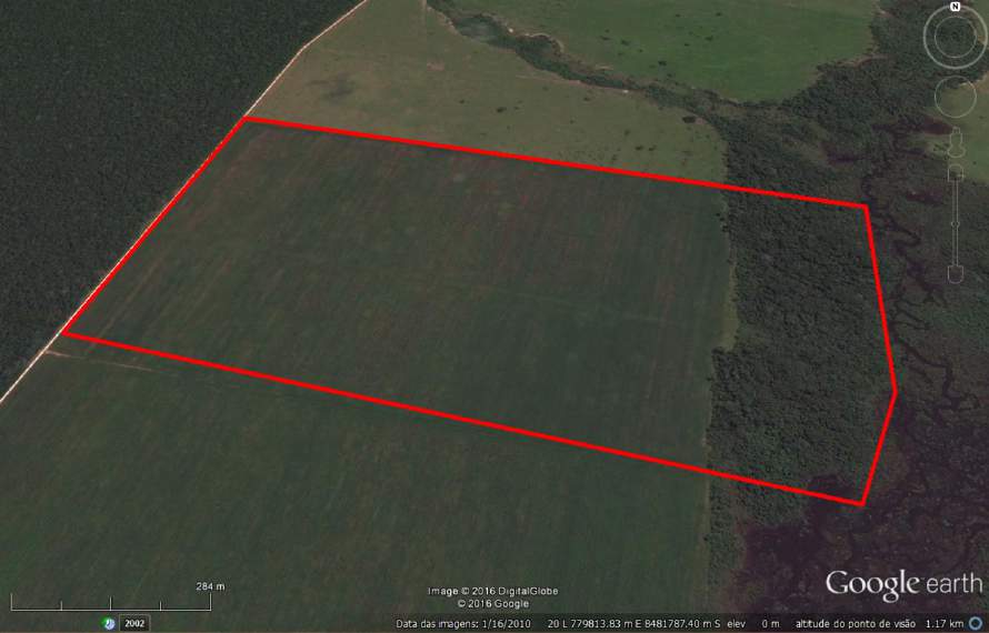 55 4.14 Lote G6 Composto pelas matrículas 17929/CO e 17930/CO tem área total de