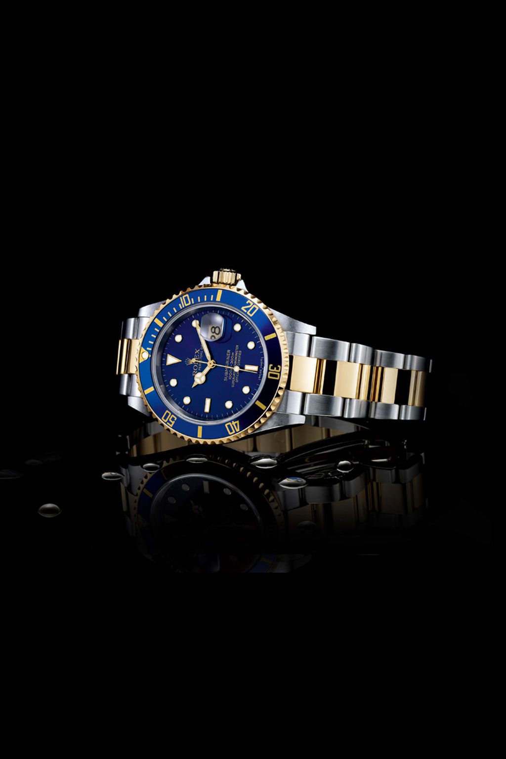 Função do Submariner A CAIXA OYSTER A caixa Oyster do Submariner, garante a impermeabilidade até 300 metros e possui o mecanismo Perpetual de alta precisão, com uma excepcional proteção contra água,