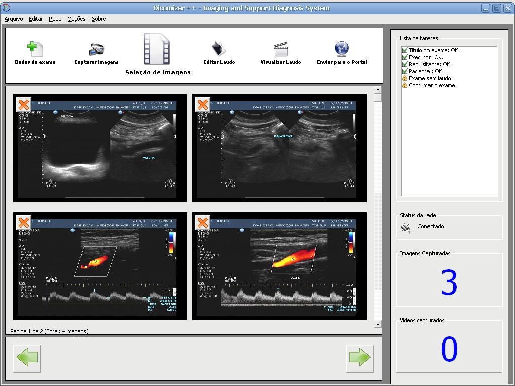 Figura 2. Ela permite o uso em locais onde não é possível acessar uma workstation radiológica, como na residência do especialista em radiologia, por exemplo. 2.3.