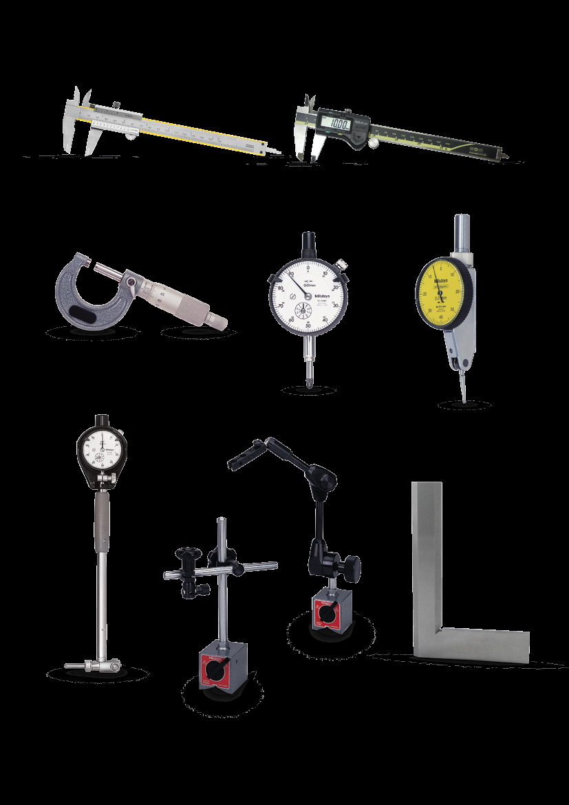 Paquímetros Micrômetros Relógios comparadores Relógios apalpadores suporte magnético