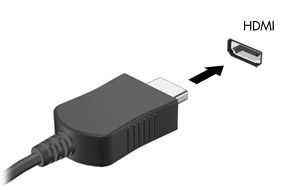 Conexão de um dispositivo HDMI O computador inclui uma porta HDMI (High Definition Multimedia Interface).