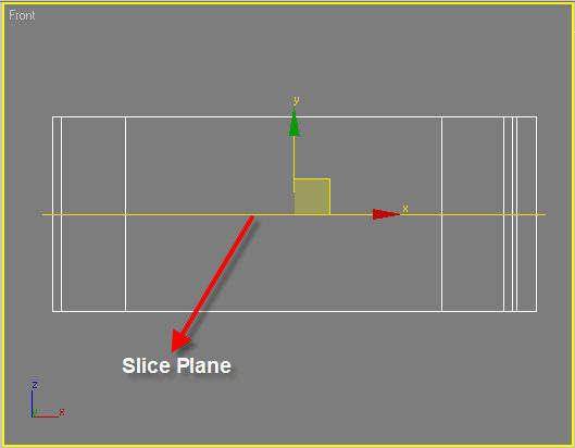 O Slice Plane pode ser movido e rotacionado. Ele cria novas arestas, como se cortasse o objeto.