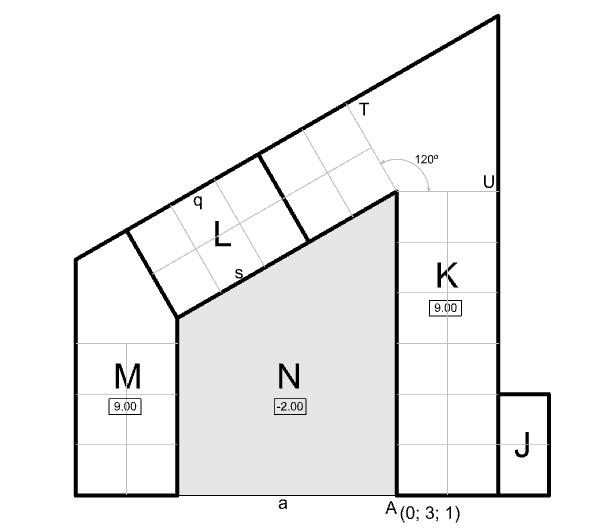 FA.ULisboa Secção de Desenho, Geometria e Computação 2016 / 2017 1º ano Mestrado Integrado em Arquitectura (E) GDC I rova de frequência (2ª parte erspectiva) 20 de Dezembro de 2016 14h30m Esta parte