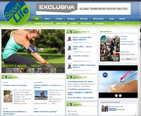 Sport Life Online www.sportlife.com.pt O site da revista Sport Life dá inúmeros conselhos úteis sobre como treinar mais e melhor.