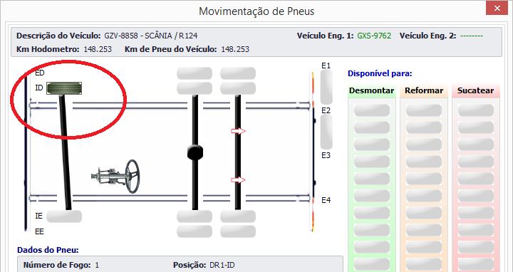 Depois de escolhida a opção Montar a seguinte tela vai ficar disponível.