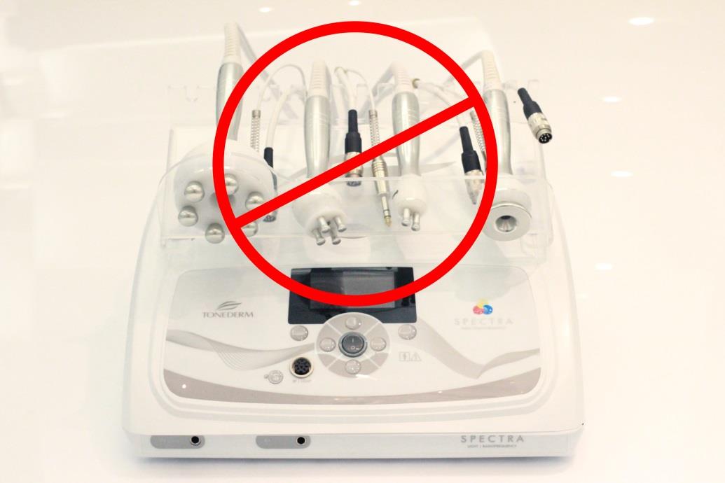 Utilização do sistema SPECTRA G3, simultaneamente a equipamentos cirúrgicos de alta frequência, pode resultar em queimaduras no cliente ou danos ao equipamento.