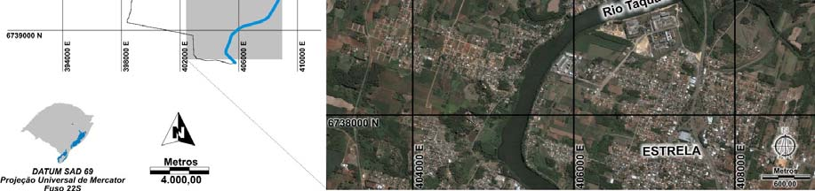 CAPÍTULO III - MATERAIS E MÉTODOS 3.1 Área de Estudo A área de estudo é representada pela área urbana da cidade de Lajeado - RS (Figura 24).
