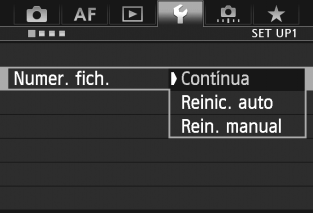 3 Métodos de Numeração de Ficheiros O número de ficheiro de quatro dígitos é semelhante ao número de fotograma num rolo de filme.