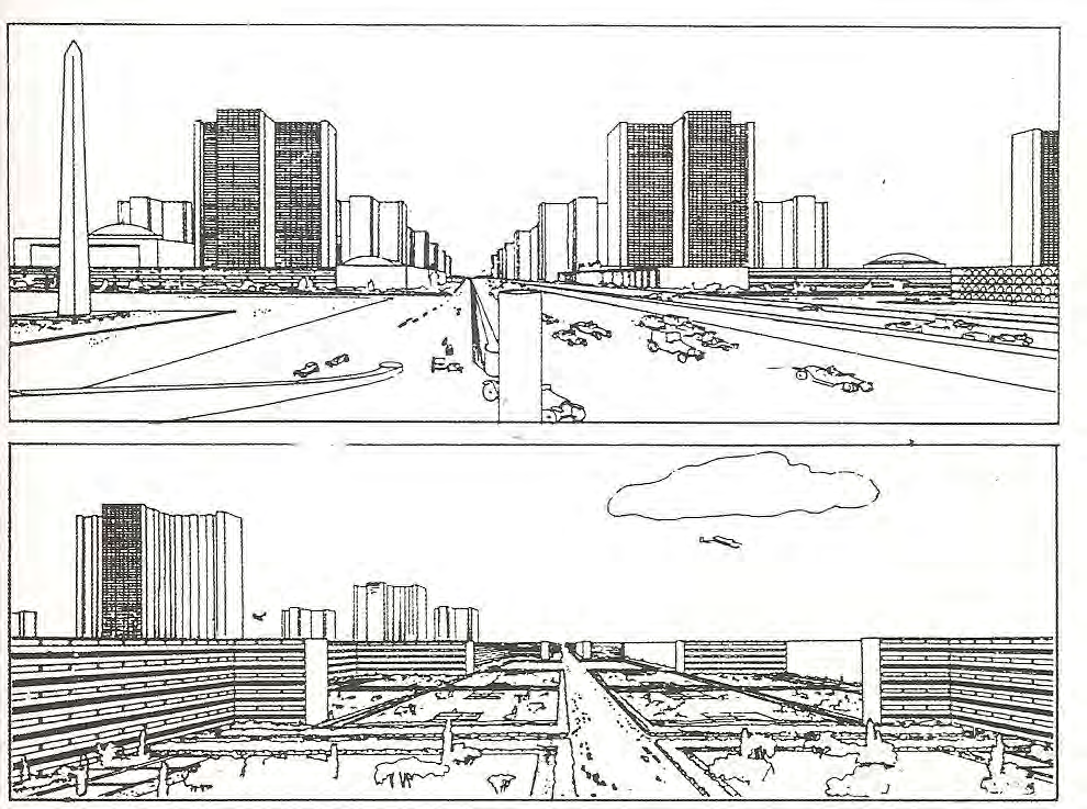 2005:194), sendo a «unidade de habitação» o elemento morfológico de organização da cidade (Lamas, 2007:352). Fig. 10 Le Corbusier 'La Ville Contemporaine'.
