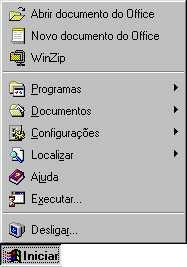 O Menu Iniciar Parte 2 Programas: Submenu que exibirá os programas instalados em seu