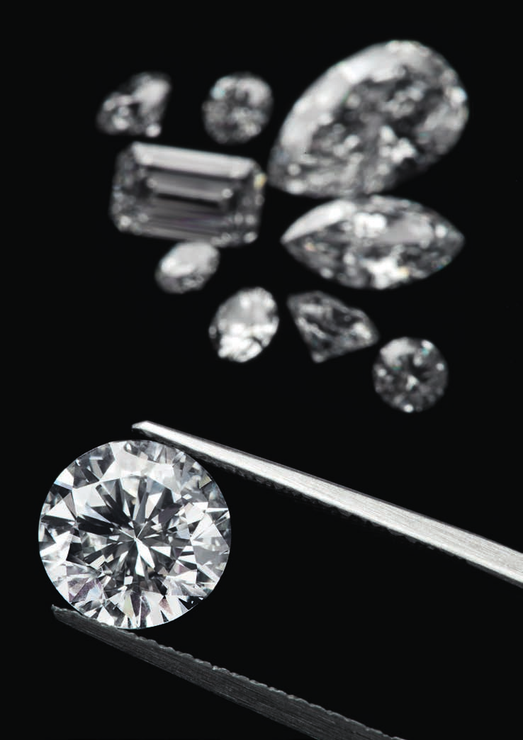 O Diamante O diamante é reconhecido pelo seu esplendor e luminosidade.
