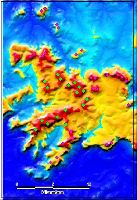 A semelhança da geologia, a busca das estruturas geológicas da mina Lero Karta no ponto da licença, com um potencial elevado para a descoberta significativa de depósitos de ouro dotados de um