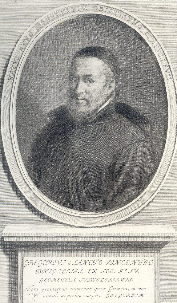 Em 1647, o jesuíta belga Gregorius de Saint Vicent (1584-1667), notou