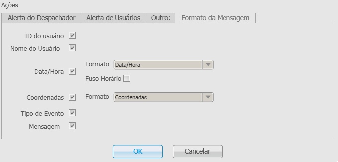 Mensagens de notificação avançadas Agora, as mensagens de notificação podem opcionalmente conter informações da origem, como: Nome e ID do usuário de rádio