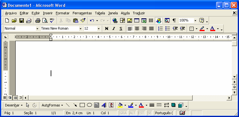 Menus Noções Básicas de Word Módulo I página 3 de 9 Barra Título Barra Ferramentas Réguas Área de trabalho A mudança de linha é automática você precisa apenas digitar o texto.