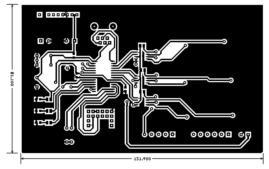 Anexos Anexo IV Placa de Circuito Impresso criada As figuras seguintes mostram o aspecto da Placa de Circuito Impresso criado.