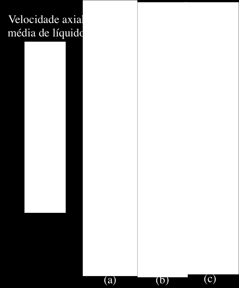 ascendente no centro da coluna e descendente próximo às paredes, onde ocorre sua recirculação (Moshtari et al., 2009; Degaleesan et al., 2001; Ong et. al., 2009).